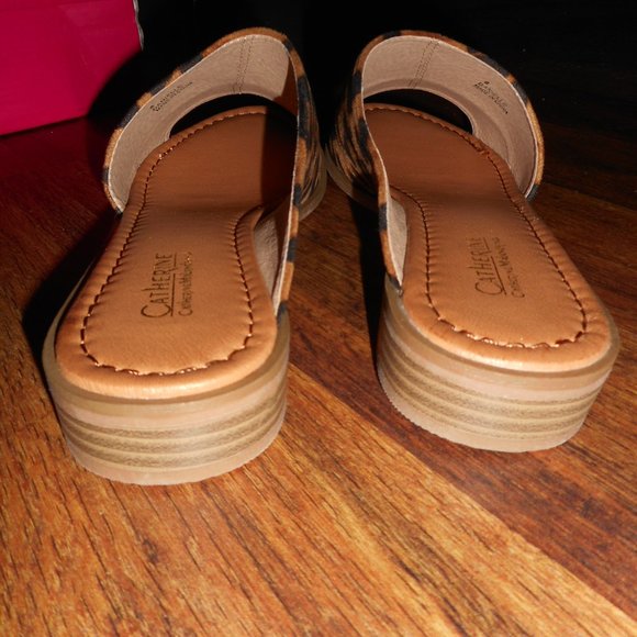 NIB Catherine Malandrino leopard sandals, 8 - Picture 8 of 9